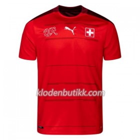 Sveits Hjemme Fotballdrakt Euro 2020 Kortermet